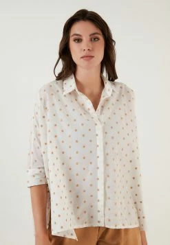 LELA Overhemdblouse - Camel -LELA Winkel f6990d2a14434d7db9113a5da2ea957e