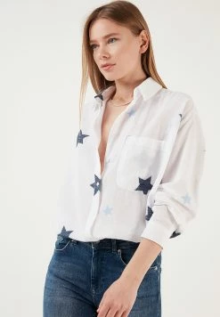 LELA Loose Fit - Overhemdblouse - Dark Blue -LELA Winkel f6b1d1d3a7f744b3be1021e028c83627