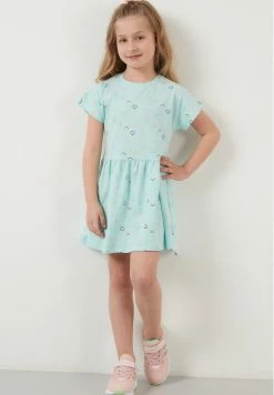 LELA Regular Fit- Jurk - Mint -LELA Winkel f7dd2d1631f1451f9e24083f1c8cd2a5