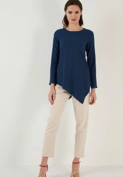 LELA Regular Fit - Blouse - Indigo -LELA Winkel f954d53ae1984f93a1e65a617e0a2b07