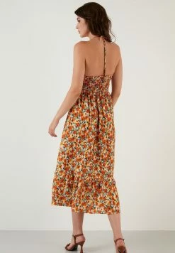 LELA Regular Fit - Jurk - Orange/Yellow -LELA Winkel f956d72892834799860d70fbdda21f88