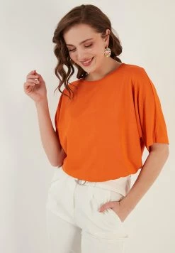 LELA Loose Fit - Blouse - Orange -LELA Winkel f9fd5bae2d9e4763a6a17f0571c95d76