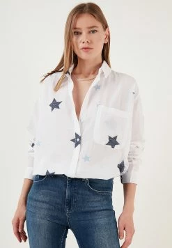 LELA Loose Fit - Overhemdblouse - Dark Blue -LELA Winkel fada295dc58b461da4a9febb41e03835