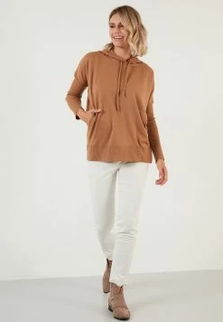 LELA Regular Fit - Hoodie - Caramel -LELA Winkel fd13d25193d7430cb45398ff62b13824