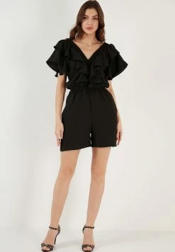 LELA Regular Fit - Jumpsuit - Black -LELA Winkel fe1ab4a569424b3c90adafa7245ba69a