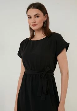 LELA Regular Fit - Jurk - Black -LELA Winkel fe89ba00db8b4c9dbdd2c8ebf3c6991c