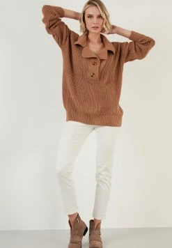 LELA Trui - Camel -LELA Winkel ff3ae4fbba5d4209a57e8899e06ea5af